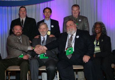 Front Row L-R - John Strachan, Michael Goodwin, Dale Threehouse, Y'von Forehand  Back Row L- R - Aaron Sanders, John DeTizio, Michael Hosey